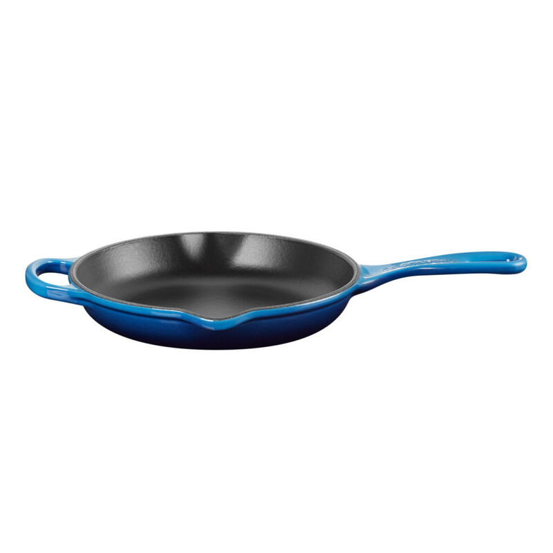 Le Creuset Cast Iron Round Skillet 20cm - Azure Blue image number 0